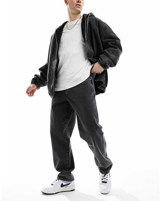 ASOS Black baggy Jeans for men