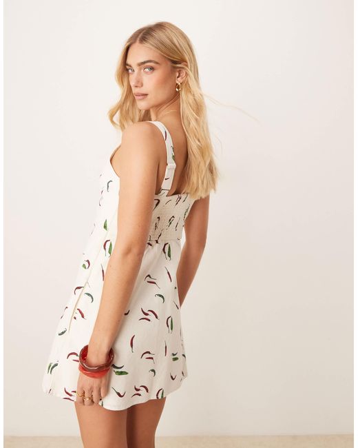 the line by k florence dress Ownley Flora Dress Sky Blue main image 1