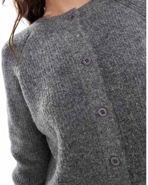 Brave Soul Gray Fisherman Knit Cardigan