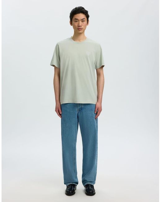 SELECTED Green T-Shirt for men