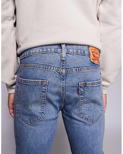 Levi's Blue 512 Slim Tapered Jeans for men
