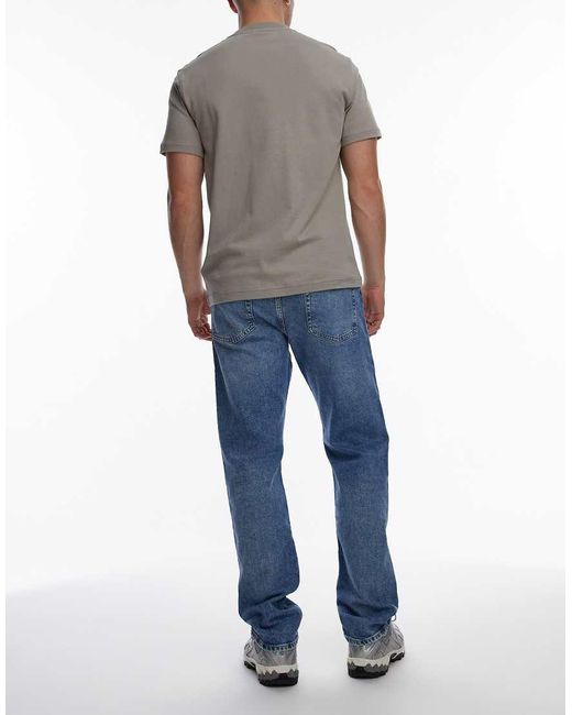 Calvin Klein Blue Straight Leg Jeans for men