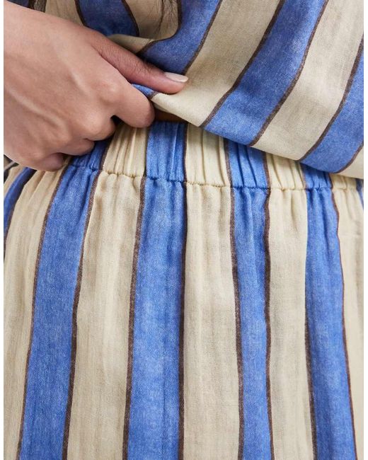 ASOS Blue Asos Design Curve Delilah Beach Shorts