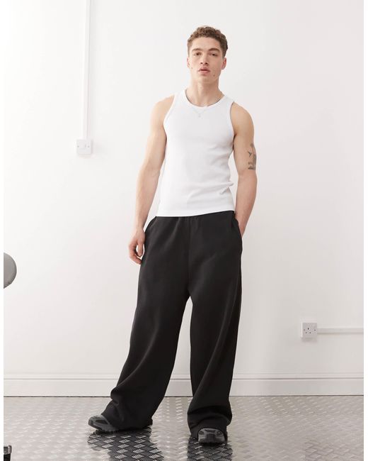 Weekday – sehr weite jogginghose in White für Herren