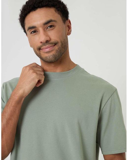 Threadbare Green Relaxed Fit Short Lounge Set for men