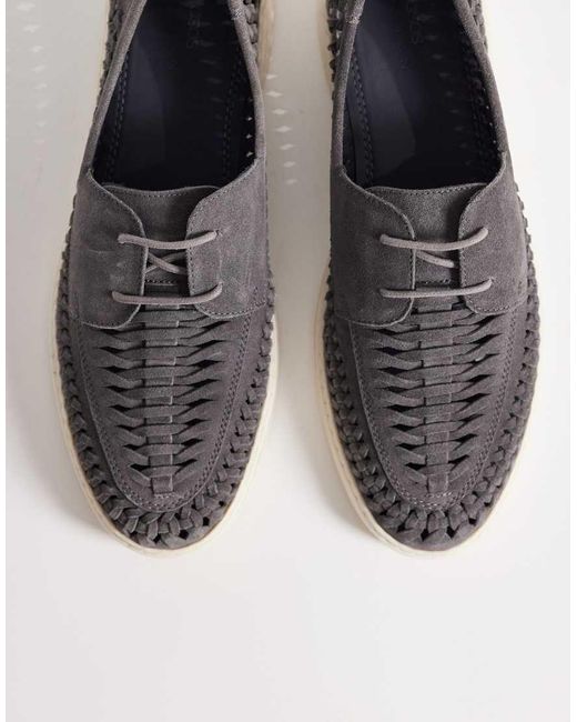 ASOS Gray Boat Shoe for men