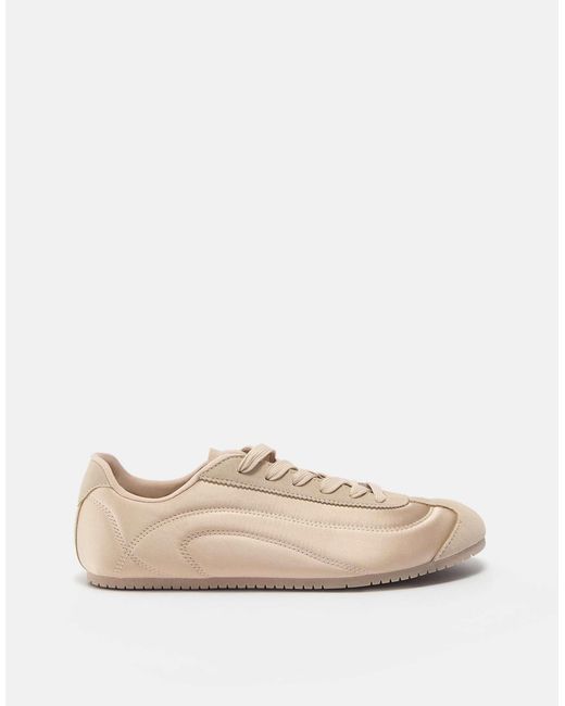 Baskets en tissu - rose Pull&Bear en coloris Natural