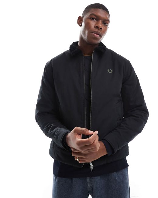 Fred Perry – caban – truckerjacke in Blue für Herren