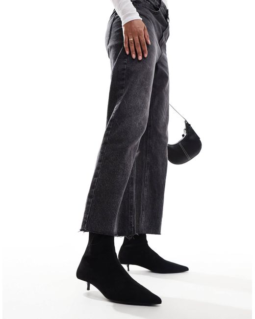ASOS Black – rhiannon – sock-stiefel