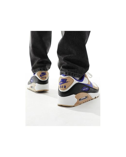 Air max 90 gore-tex - sneakers bianche, beige e blu di Nike in Black da Uomo