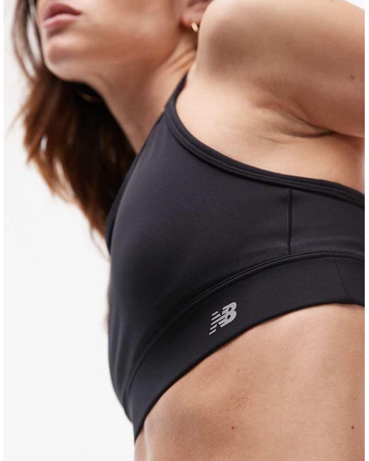 New Balance Black Essential Sports Bra
