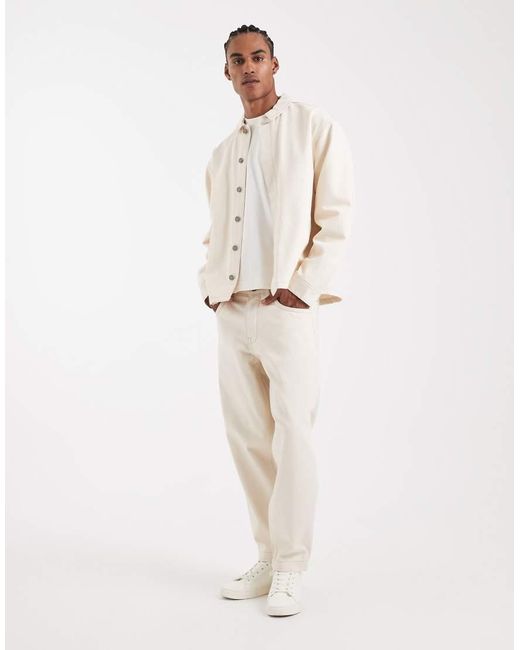 ASOS Circular Design Collection in het Natural voor heren