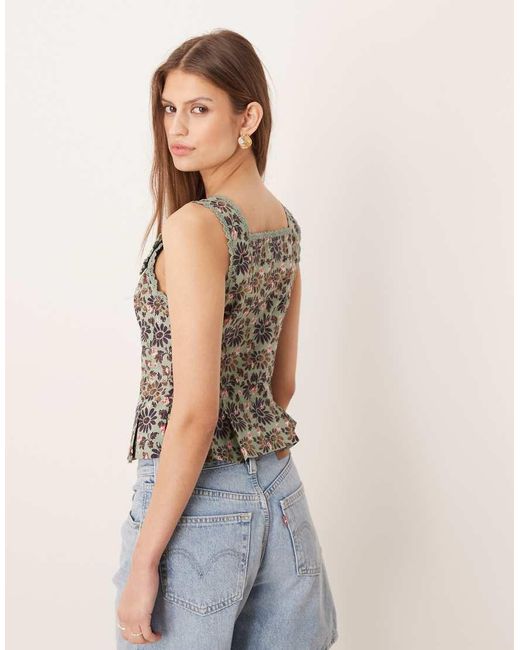 Free People Black Bridgette Corset Top