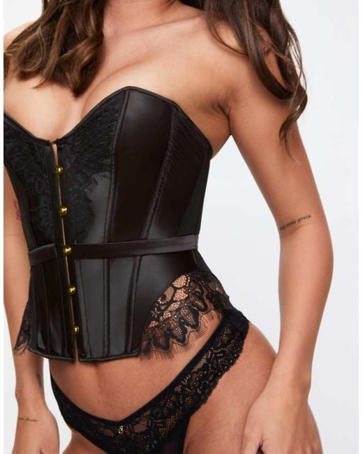 Ann Summers Black Everlasting Corset Top