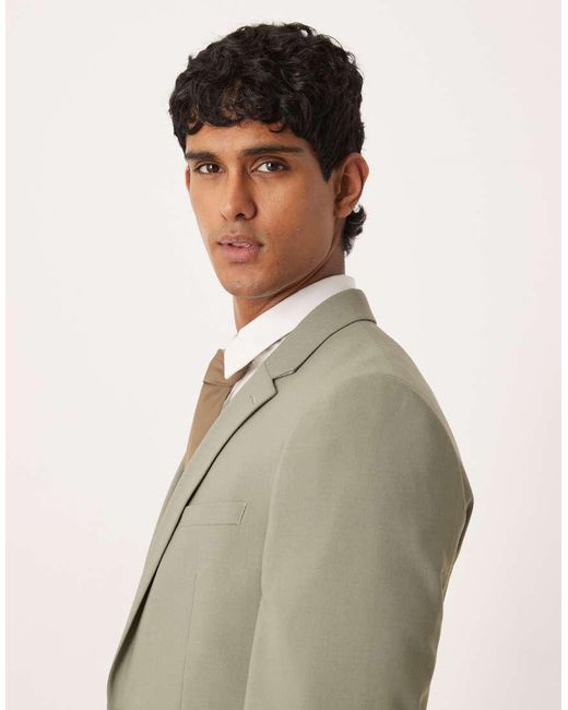 ASOS Green Slim Suit Jacket for men