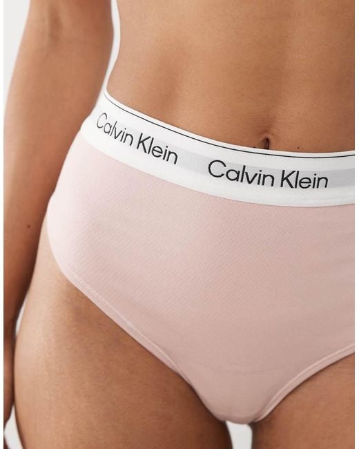 Calvin Klein Natural Shapewear Icon Cotton Modal Lingerie Thong