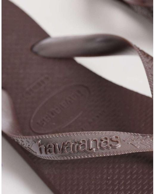 Havaianas Brown Flip Flops
