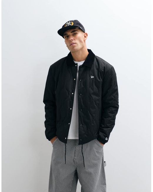 KTZ Black Logo Coach Jacket for men