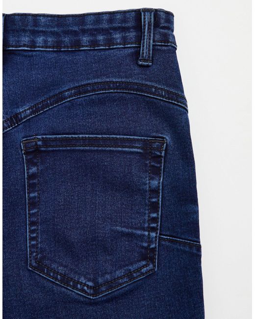 Jeans skinny push-up di ASOS in Blue
