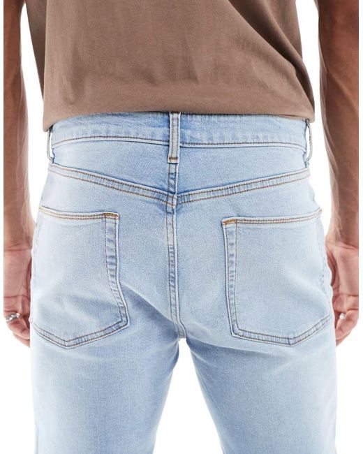 Vaqueros Elásticos Con De ASOS de hombre de color Blue