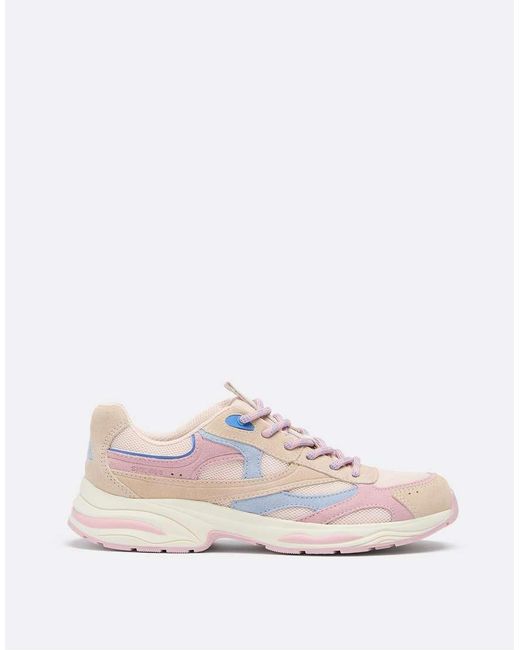 Stradivarius Pink Trainers With Detail