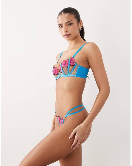 Ann Summers Caged Hibiscus in het Blue