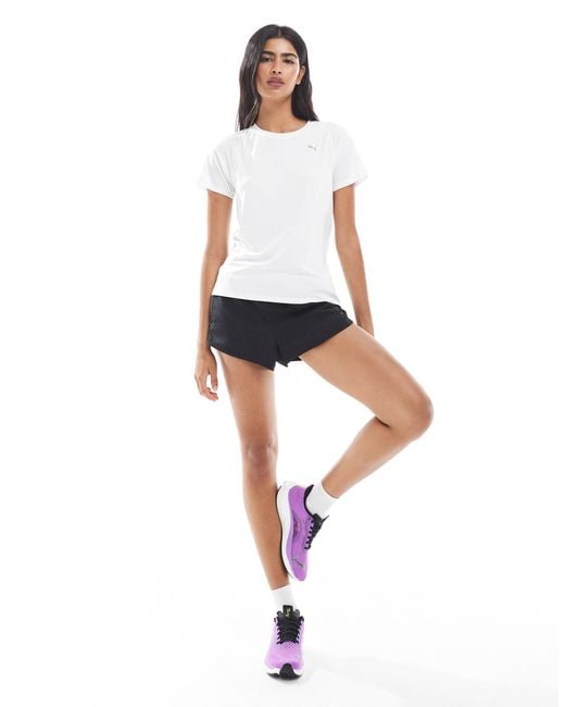 PUMA White Run Velocity Poly T-shirt