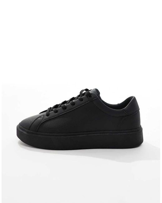 Zapatillas De Deporte Negras Con Cordones De ASOS de hombre de color Black