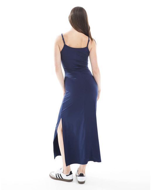 Superdry Blue Athletic Essentials Jersey Maxi Cami Dress