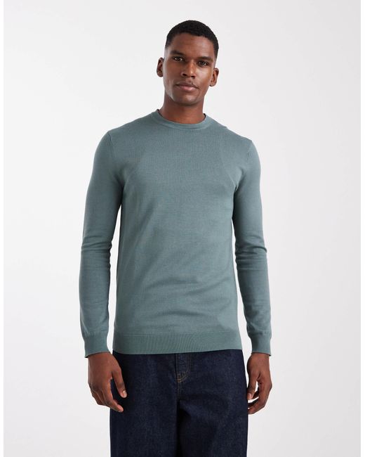 Only & Sons – regular-fit-strickpullover in Blue für Herren