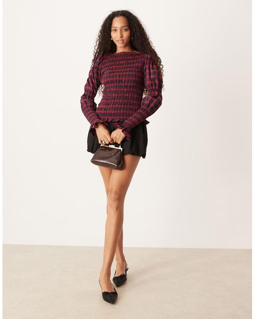 Amy Lynn Shirred Long Sleeved Top