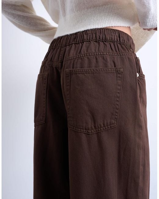 TOPSHOP White Pull On jogger Jean