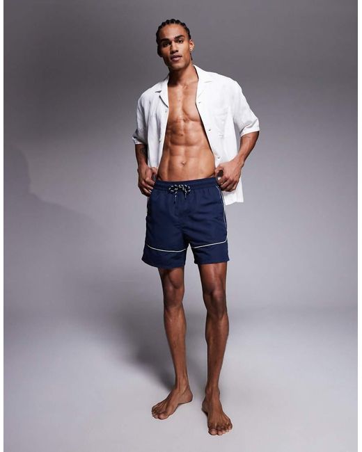ASOS Blue Swim Shorts for men
