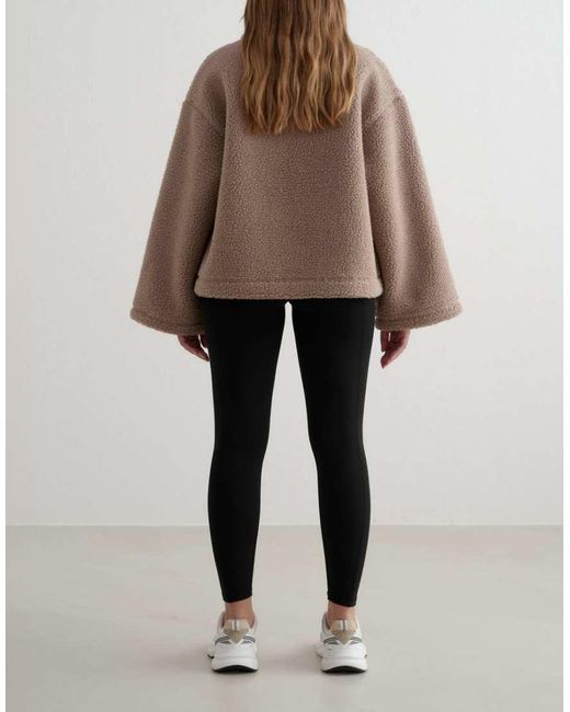 Aim'n Brown Dark Clay Pile Anorak