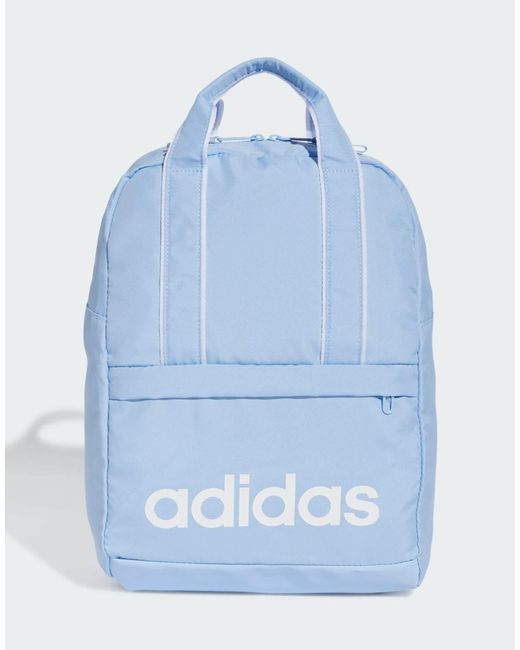 Adidas Originals Blue – linear essentials – rucksack
