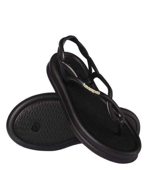 Havaianas Black Toe Post Flip Flops