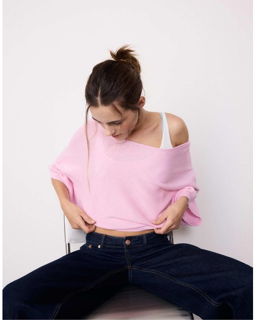 Stradivarius Pink – strickpullover