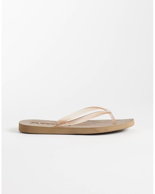Sleeper Natural Tapered Flip Flops