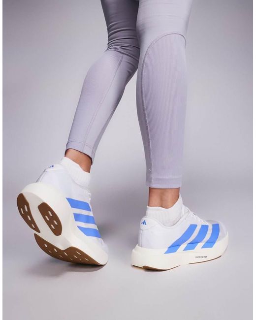 Adidas Originals Purple Adidas Running Adizero Evo Sl Trainers