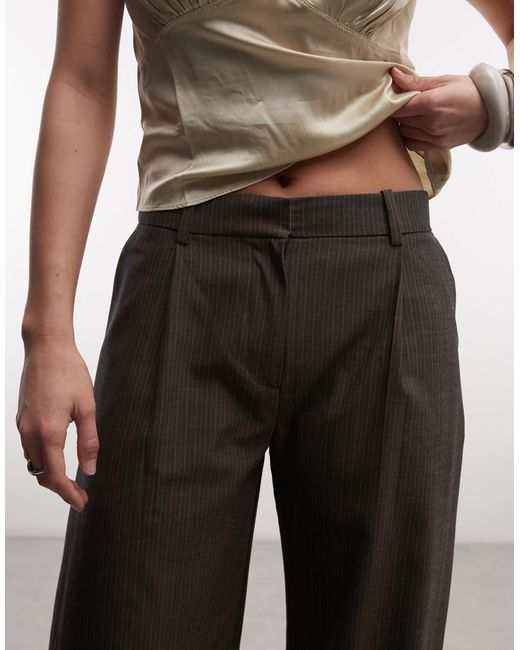 Weekday Brown Dara Suit Pants