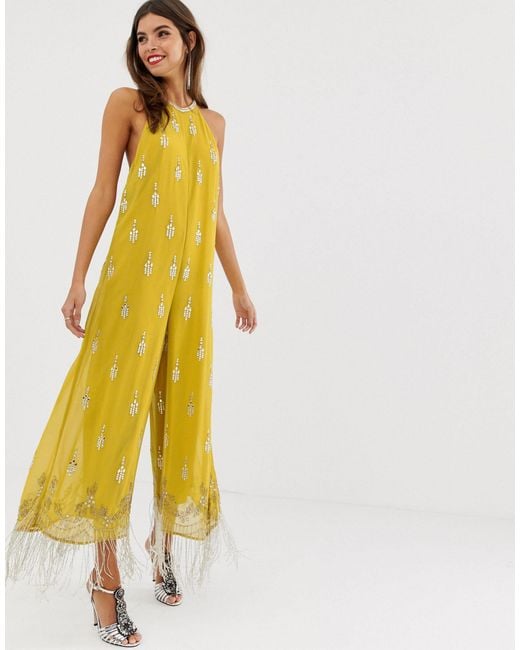 clara embellished strappy jumpsuit