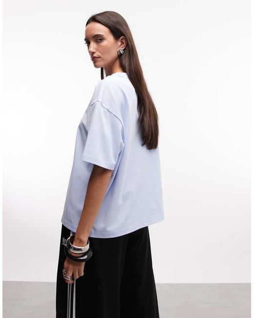 Monki White Oversized Boxy T-Shirt