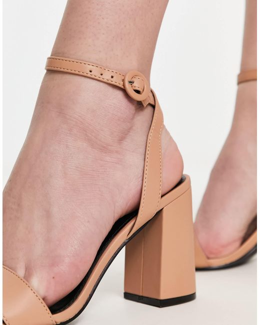 Raid Pink Wink Block Heeled Sandals