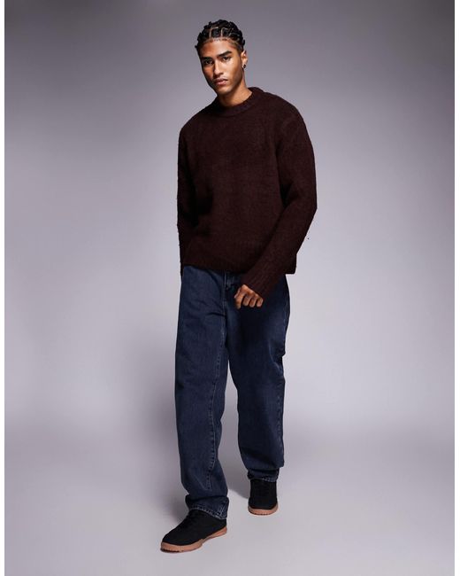 ADPT – flauschiger strickpullover in Multicolor für Herren