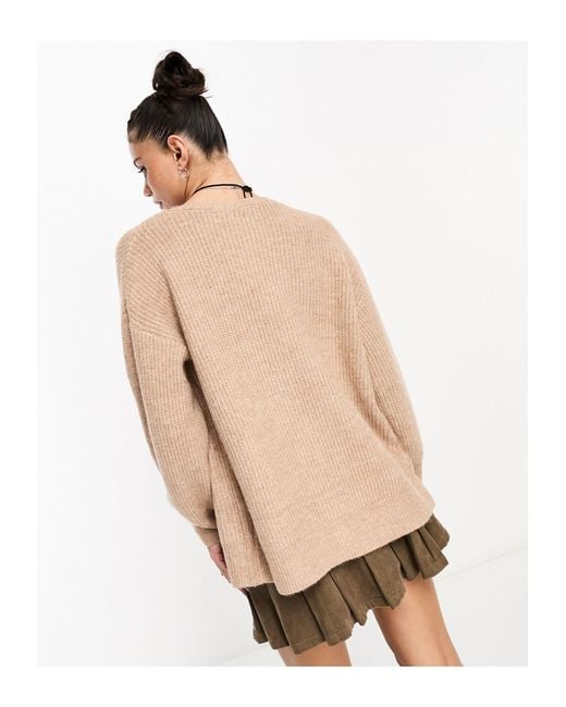 Cotton On Natural Cotton On Oversized Cardigan
