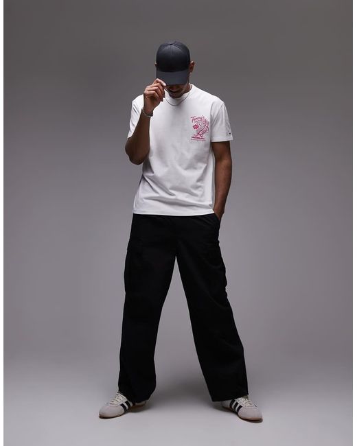 Tommy Hilfiger Pink Hotdog Graphic T-shirt for men