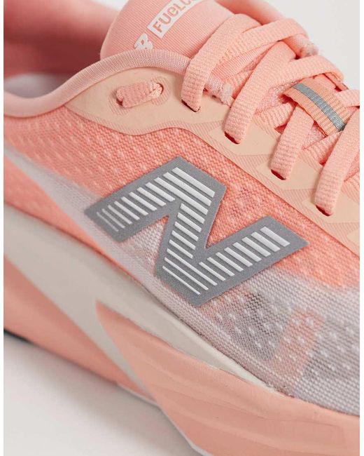 New Balance Pink Fuelcell Rebel V5 Womens Running Trainers