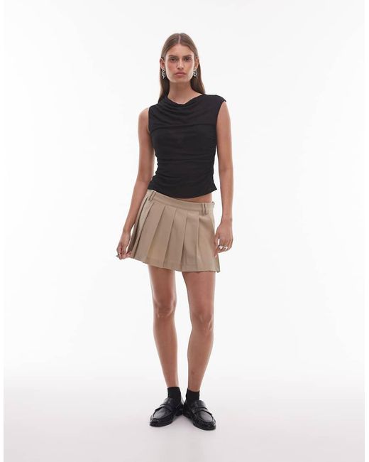 Nia Black Marge Short Sleeve Top