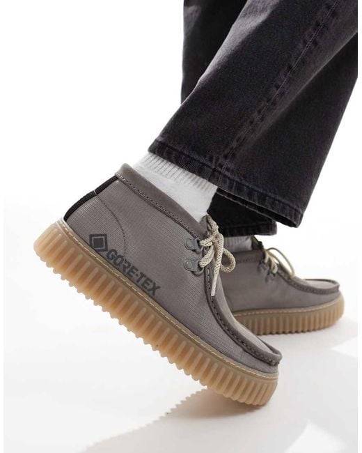 Clarks Gray Clarks Torhill Hi Gtx for men