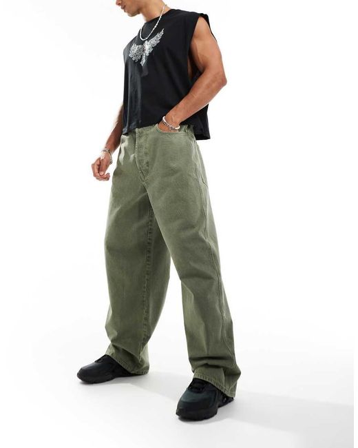 Vaqueros Holgados X002 De -Verde Collusion de hombre de color Green